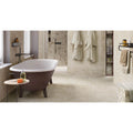 Elysian Desert Stone Brushed 80 x 80cm beige stone-effect tile