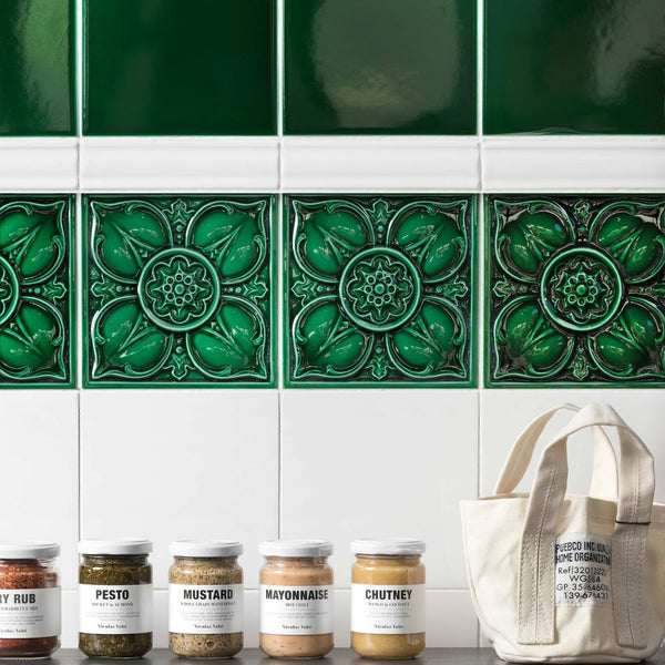 Beatrice Malachite Ceramic Wall Tile