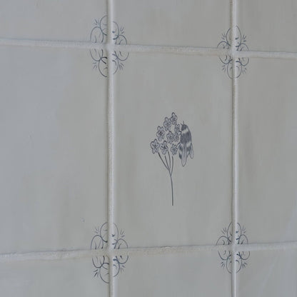 English Delft Charcoal Bee