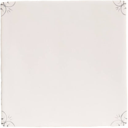 English Delft Charcoal Corners