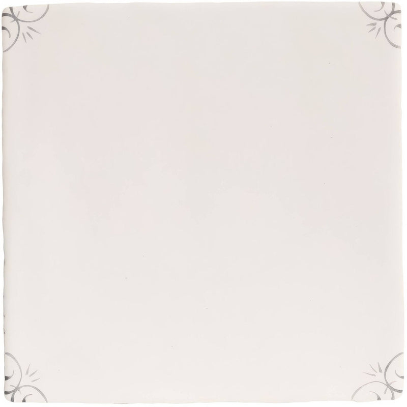 English Delft Charcoal Corners