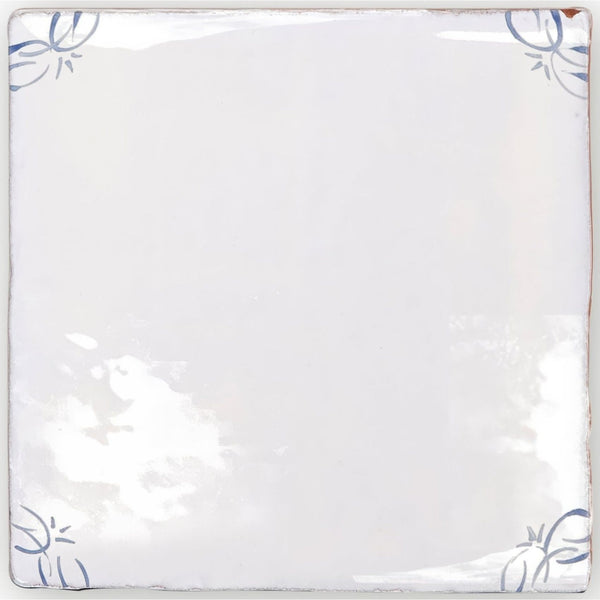 Blue Gloss Corner Tile