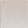 English Delft matt white base ceramic tile with smooth off-white surface subtle matte finish and rounded edges