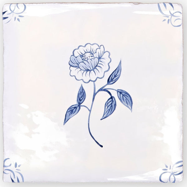 Peony Blue Gloss Tile