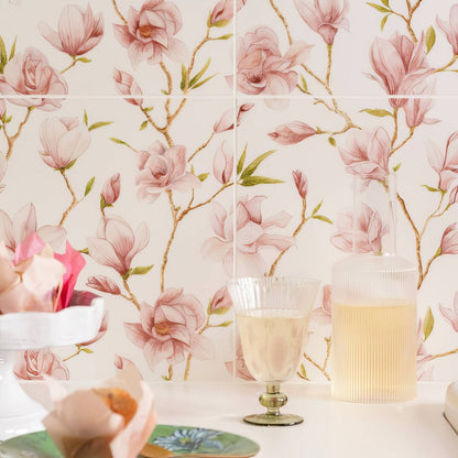 English Garden Magnolia Single Tile