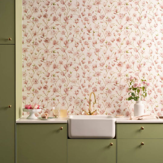 English Garden Magnolia Single Tile - alternate view