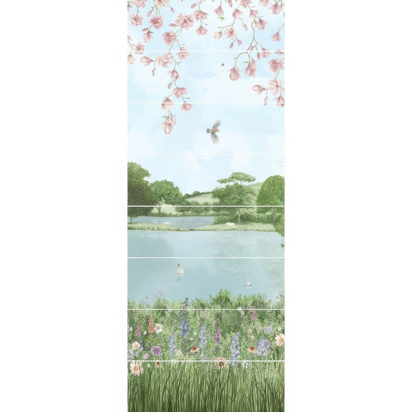 Decorative 8-Tile Set Panel B