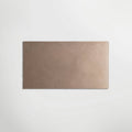 A rectangular taupe-colored matte tile with a slightly textured surface from english heritage blackfriars cream rectangle