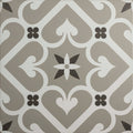 Epoque White & Dark Grey on Grey – pattern detail