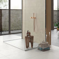 Essence White Tile 60 x 60cm white textured tile