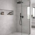 Eternity Grey 30 x 60cm concrete-effect porcelain tile detail