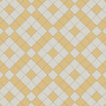 Diagonal pattern of cream and mustard yellow ceramic square tiles from exeter dover white and hawthorn yellow collection