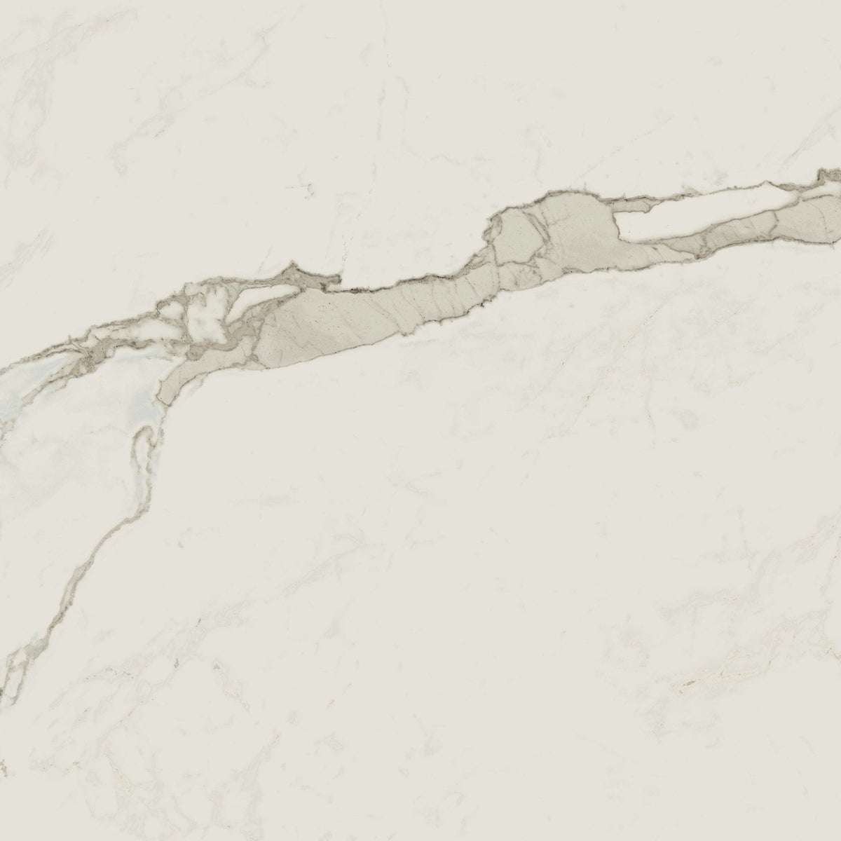Exigo calacatta matt 60 x 60cm cream-colored marble slab with subtle gray veining ideal for flooring and walls