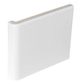 External Half Tile Wrapping Piece Brilliant White 90x76mm