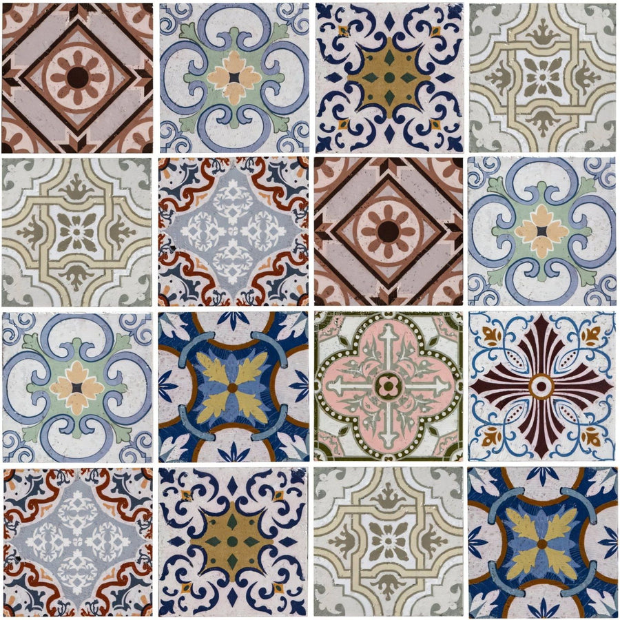 Fable Patterned Mosaic shown as flooring