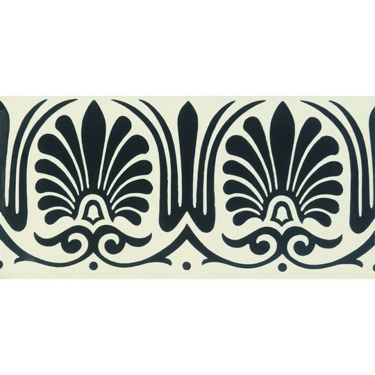Faraday Border Black on White