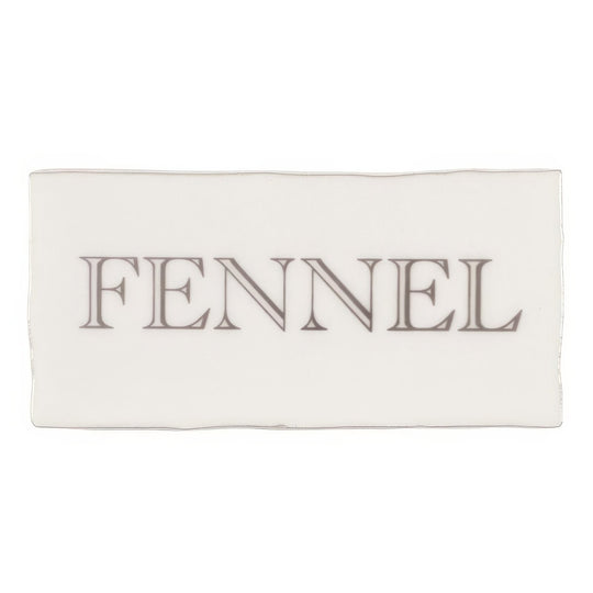 Fennel in Grey on Cotton