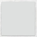 A plain light gray rectangular ceramic field tile with softly rounded corners measuring 13 by 13 centimeters