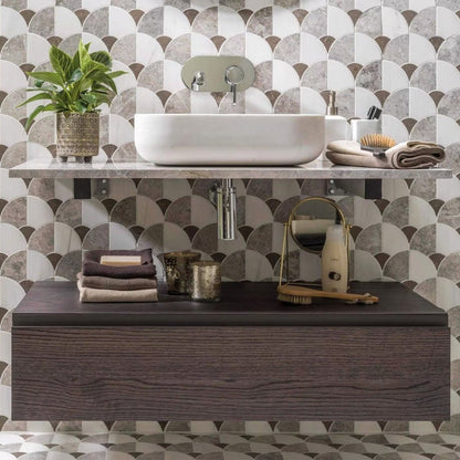 Figure Shell Dark Mosaic