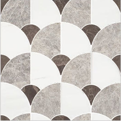 Figure Shell Dark Mosaic