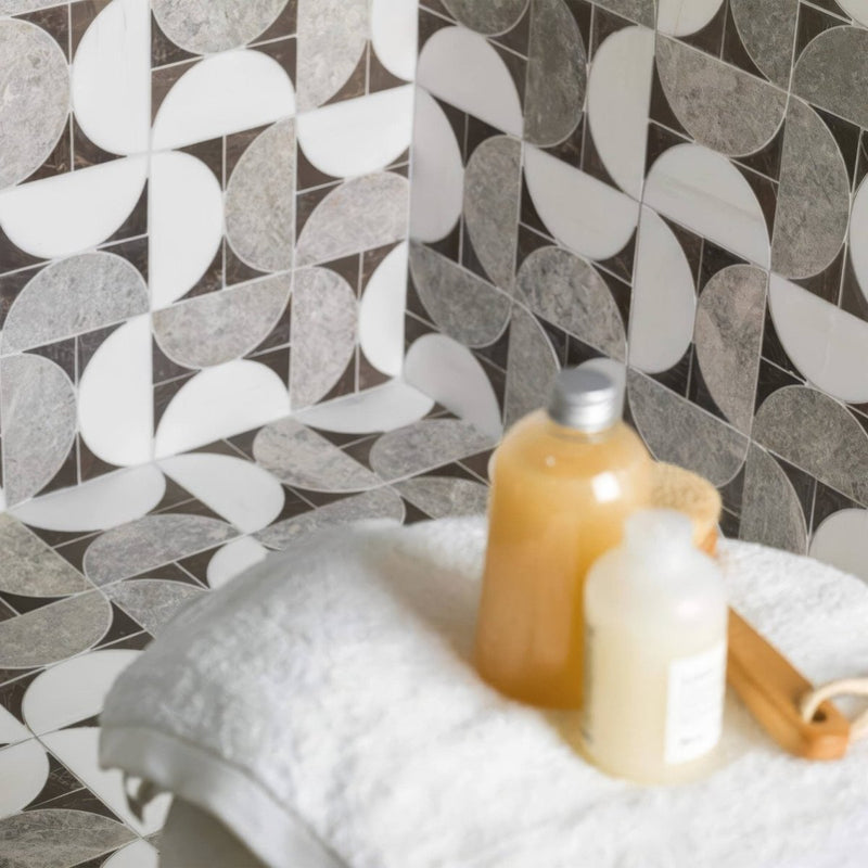 Figure Spiral Dark Mosaic