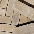 Flanders Buff Tumbled Clay Pavers – close-up detail (2)