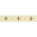 Fleur de Lis Border Gold on County White – pattern detail (3)