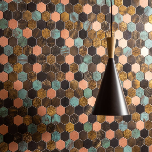 Flidor Mixed Colour Copper Mosaic
