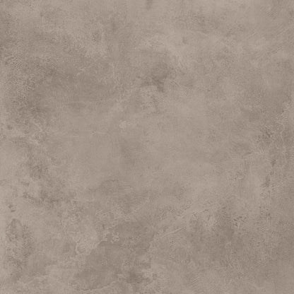 Flux concrete matt 60 x 60cm gray concrete textured tile with subtle tone variations and surface imperfections