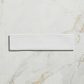 Fondant ceramic white rectangular tile with smooth glossy finish made of ceramic for wall and floor use