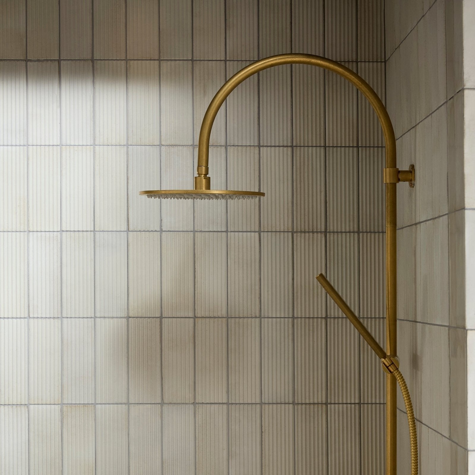 Fontenay Porcelain Pleated Wall Tiles, pleated beige porcelain wall tiles