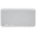 Forecast Cromarty rectangle glazed tile is a sleek ceramic tile with a smooth glossy gray finish and white edge imperfections