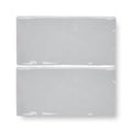 Two rectangular glossy gray ceramic tiles stacked vertically forecast cromarty rectangle glazed tile