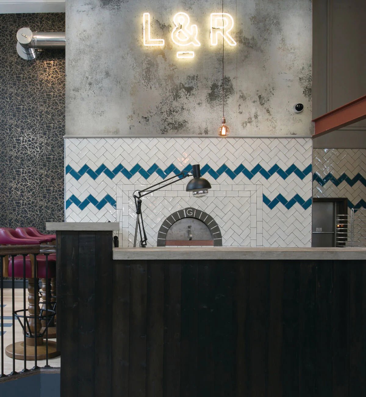 Forecast Fair Isle Rectangle Glazed Tile