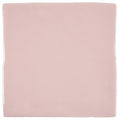 A smooth square ceramic tile with a soft blush pink glaze from forecast lundy square glazed tile collection