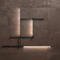 Forged Lava Porcelain Tile dark brown porcelain tile