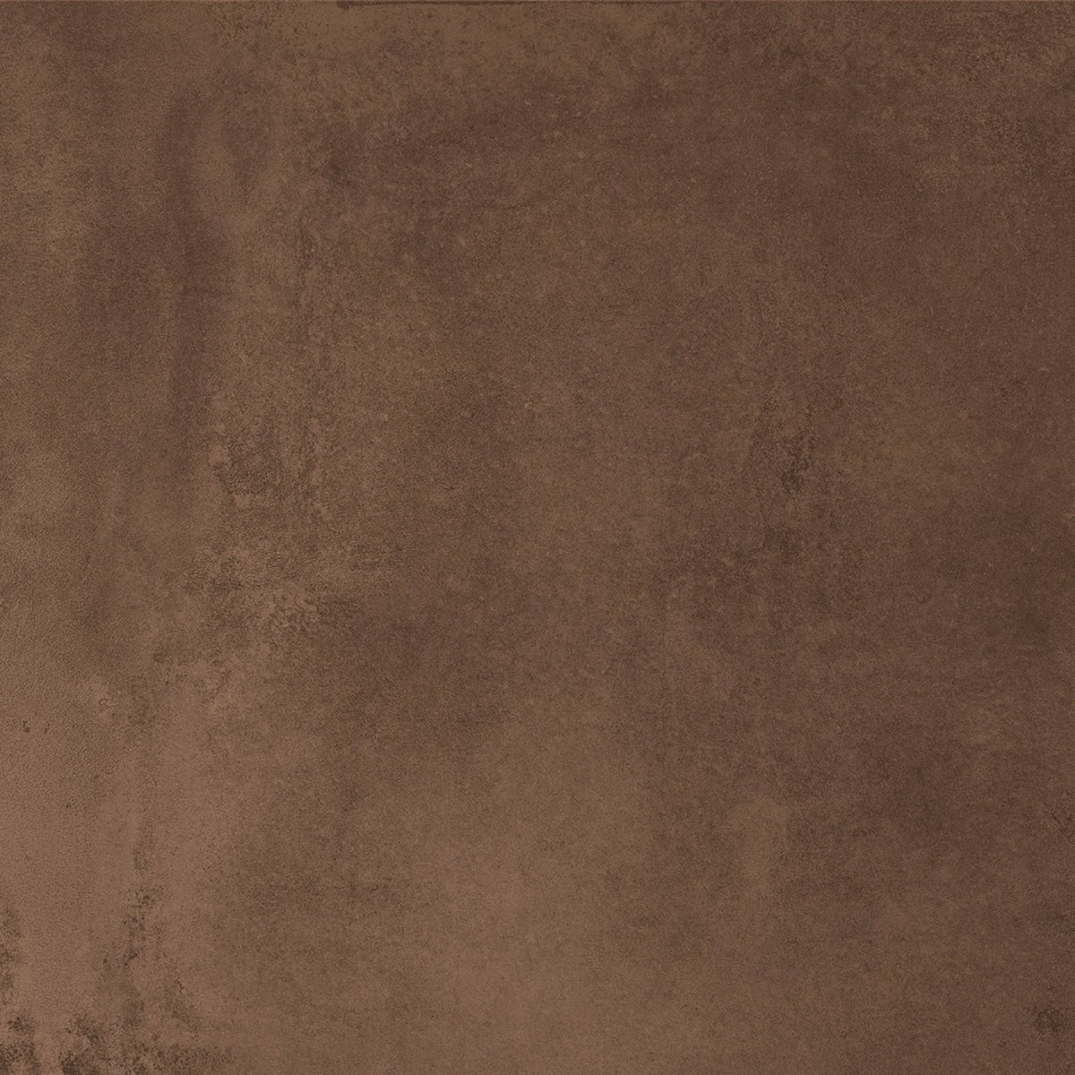 Forged Lava porcelain tile in brown with a matte finish and subtle tone variations in a textured surface