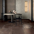 Forged Lava Porcelain Tile dark brown textured porcelain tile