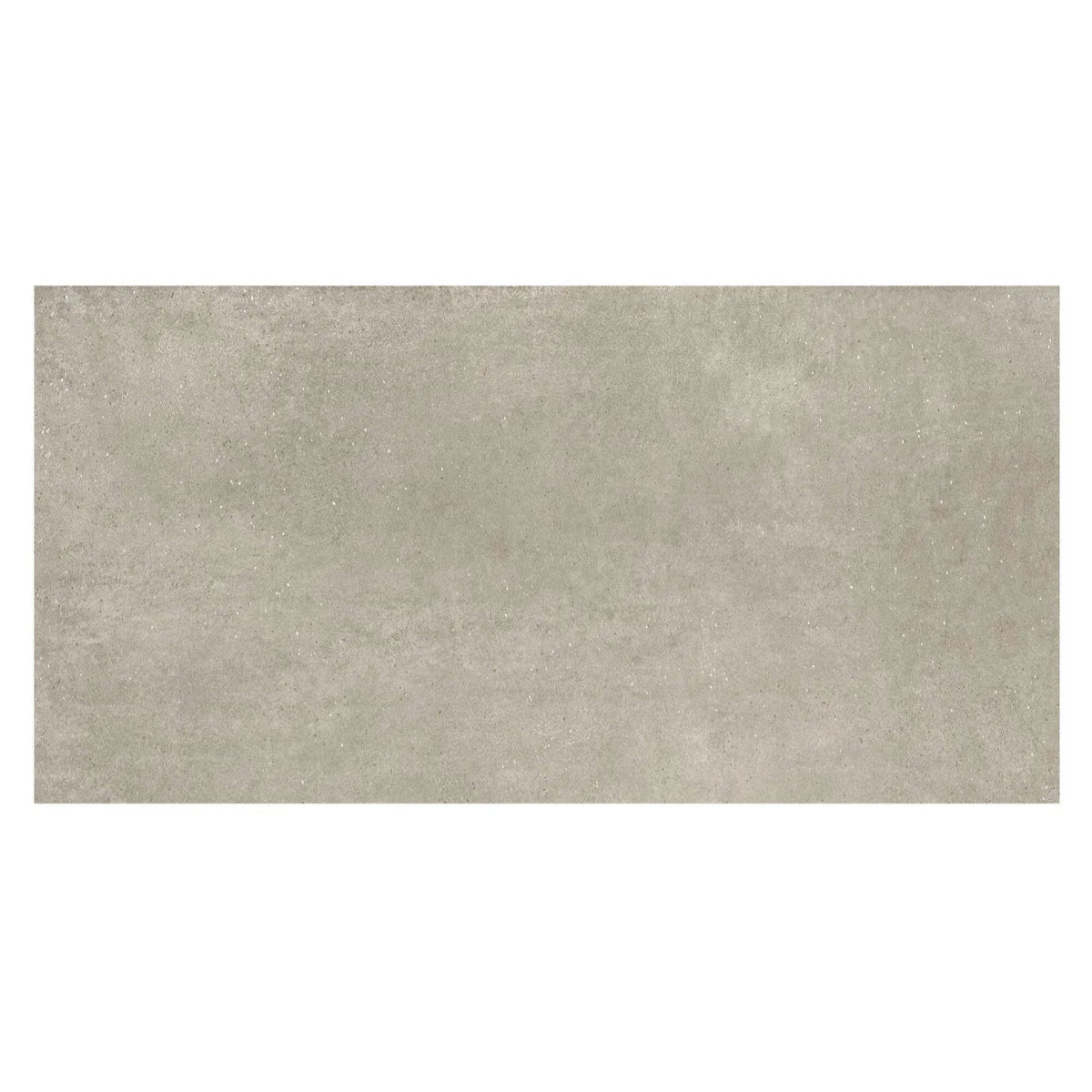 Form earth 60 x 120cm gray concrete-effect rectangular tile with matte textured surface for modern flooring