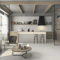 Form White off-white porcelain tile