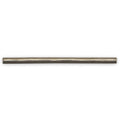 Foundry egyptian rail sleek hammered finish metallic rod with subtle silver tone and uniform cylindrical shape