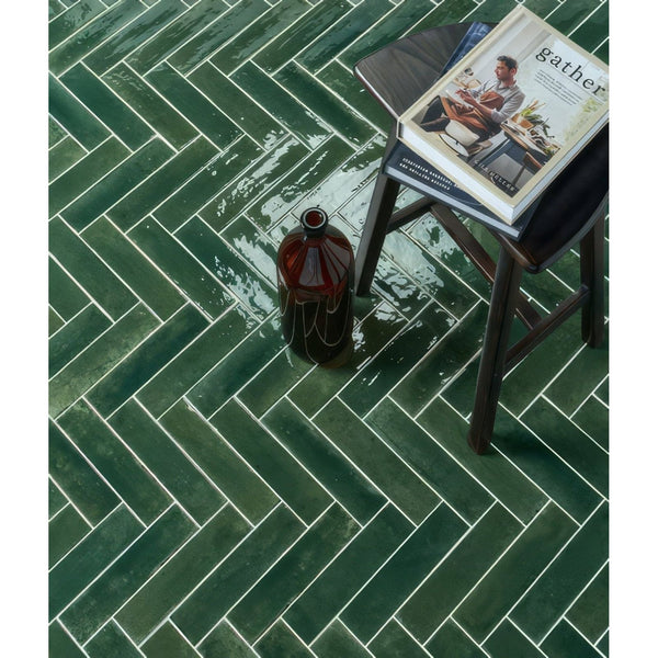 Irish Green Wall & Floor Tile 5.7x23.7cm