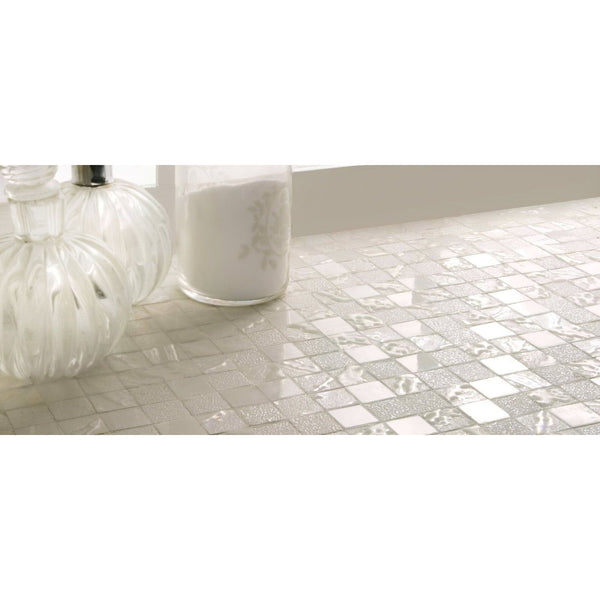 Snow Mosaic Wall Tile 30x30cm
