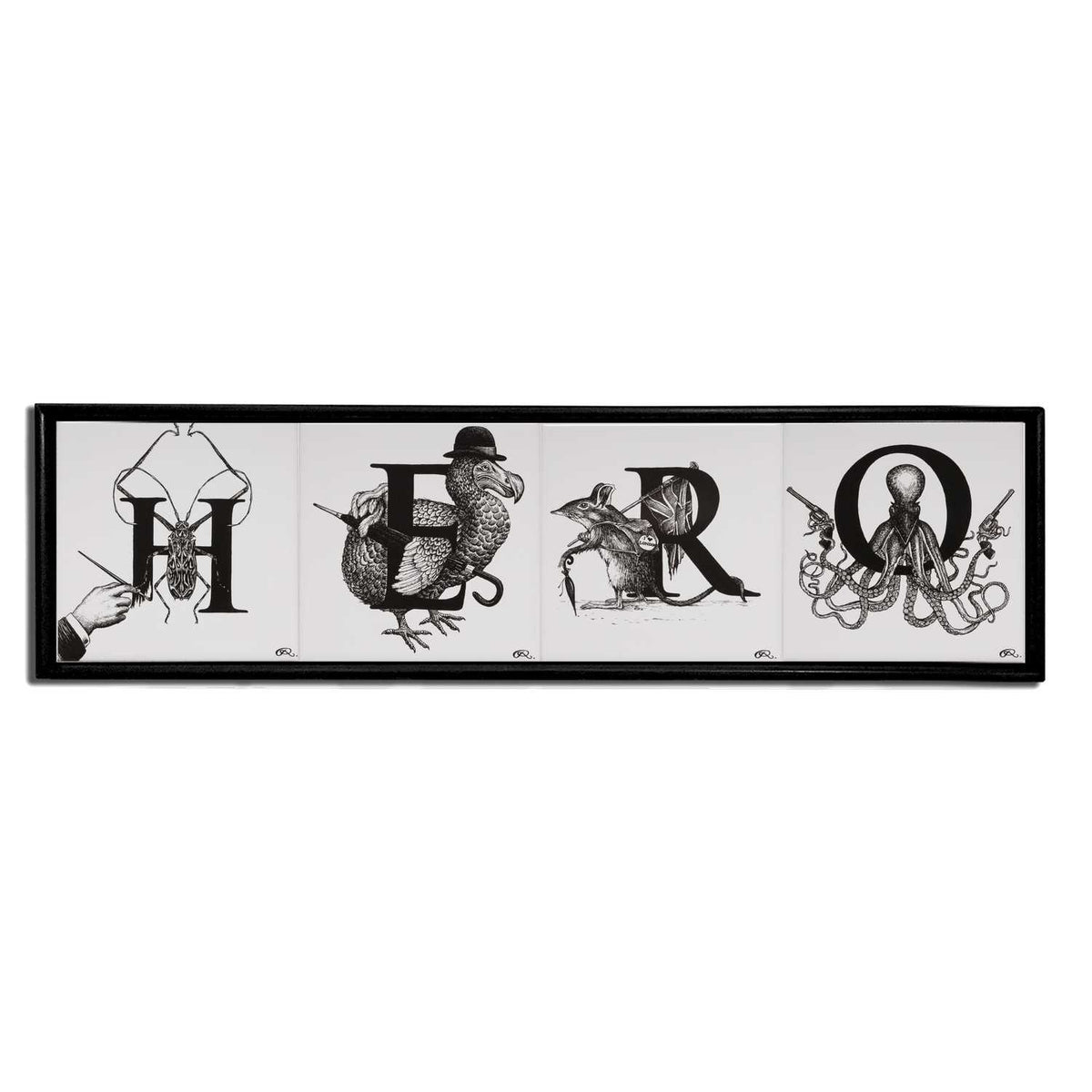 Rory Dobner HERO Framed Tiles - Ceramic
