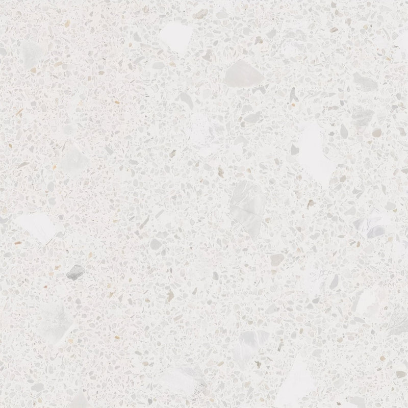 Frammento White Terrazzo Effect Porcelain Tile