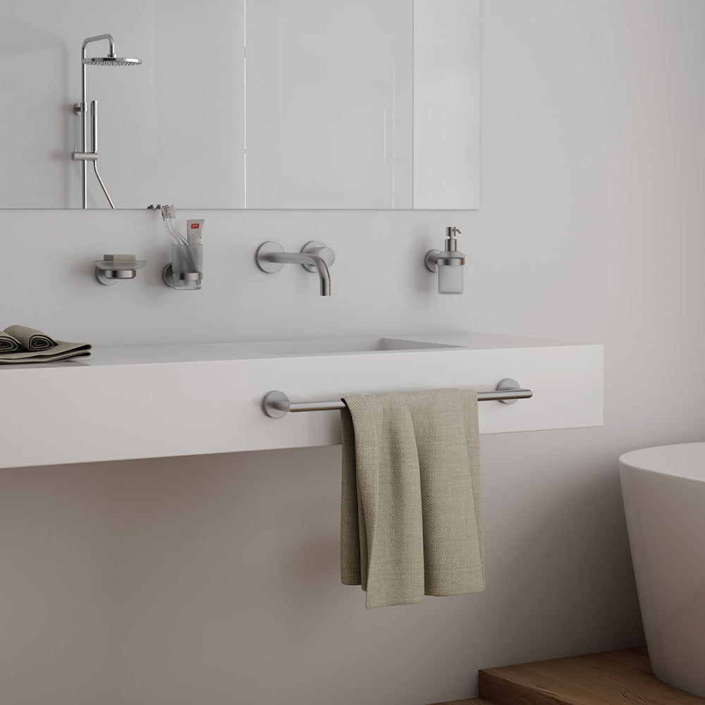 G Pro Soap Dish in Brushed Stainless Steel - Origins Living, view 2