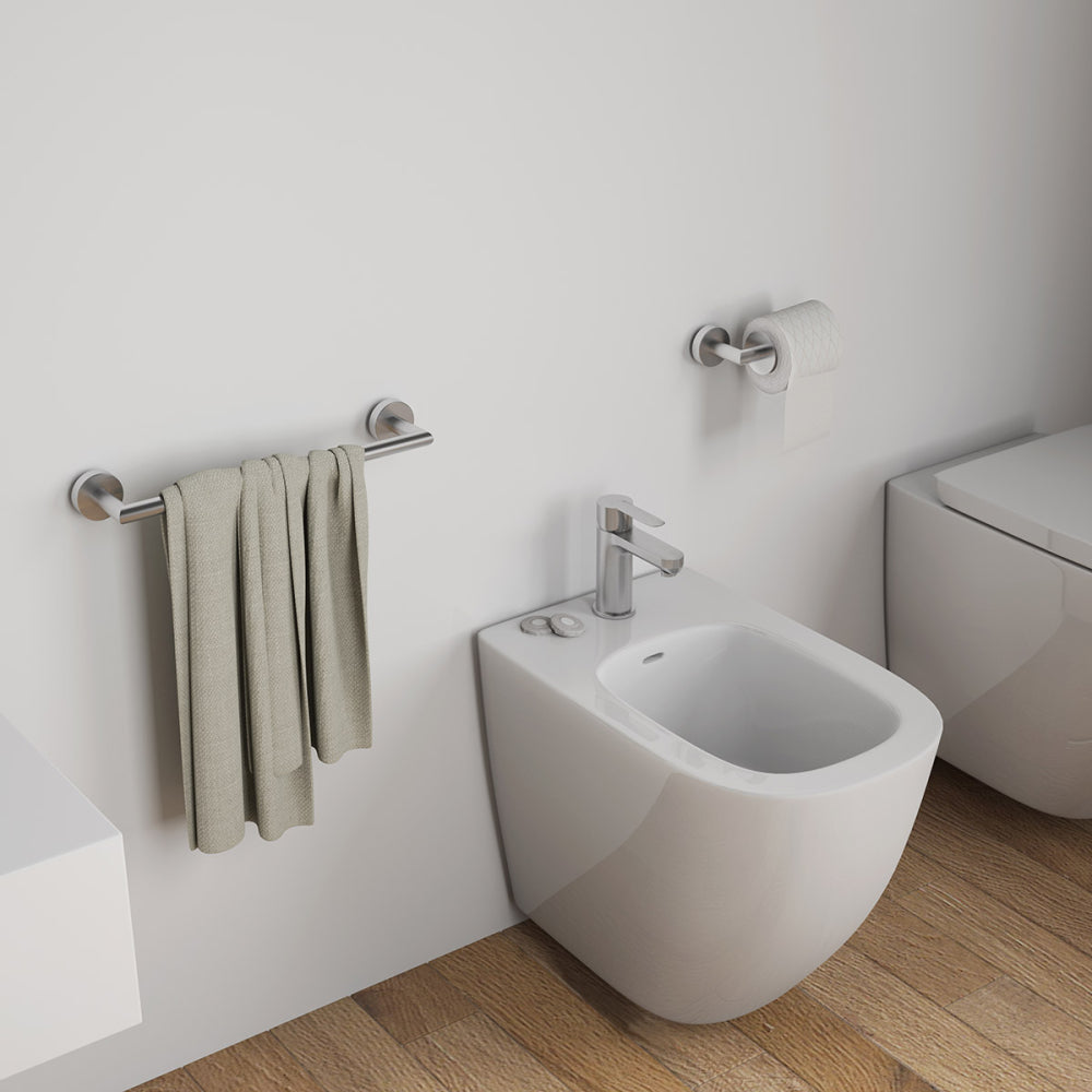 G Pro Towel Rail 45cm in Brushed Stainless Steel - Origins Living, view 3