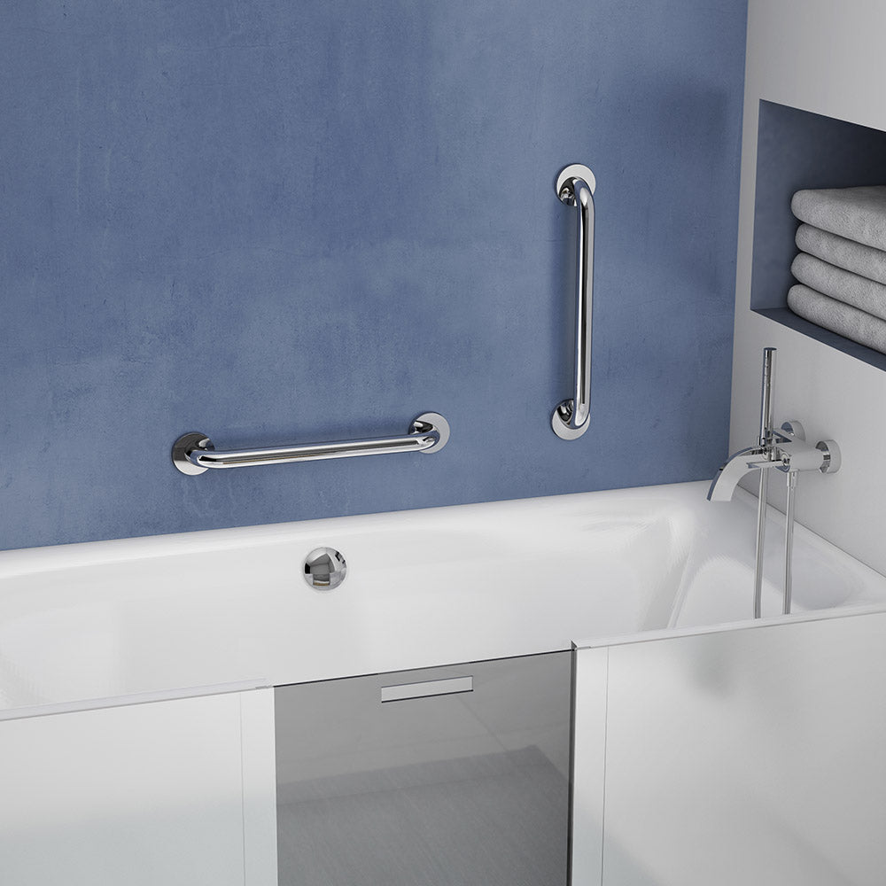 G Pro Grab Bar 32cm in Brushed Stainless Steel - Origins Living, view 2