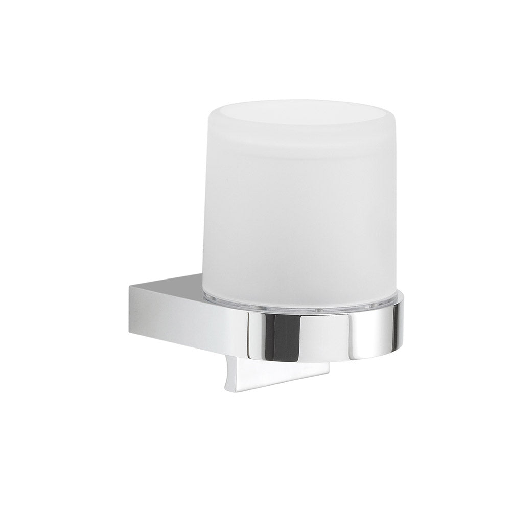 Giava Round Soap Dispenser in Chrome - Origins Living