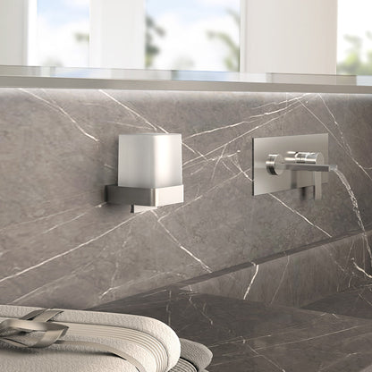 Giava Square Soap Dispenser in Chrome - Origins Living, view 2